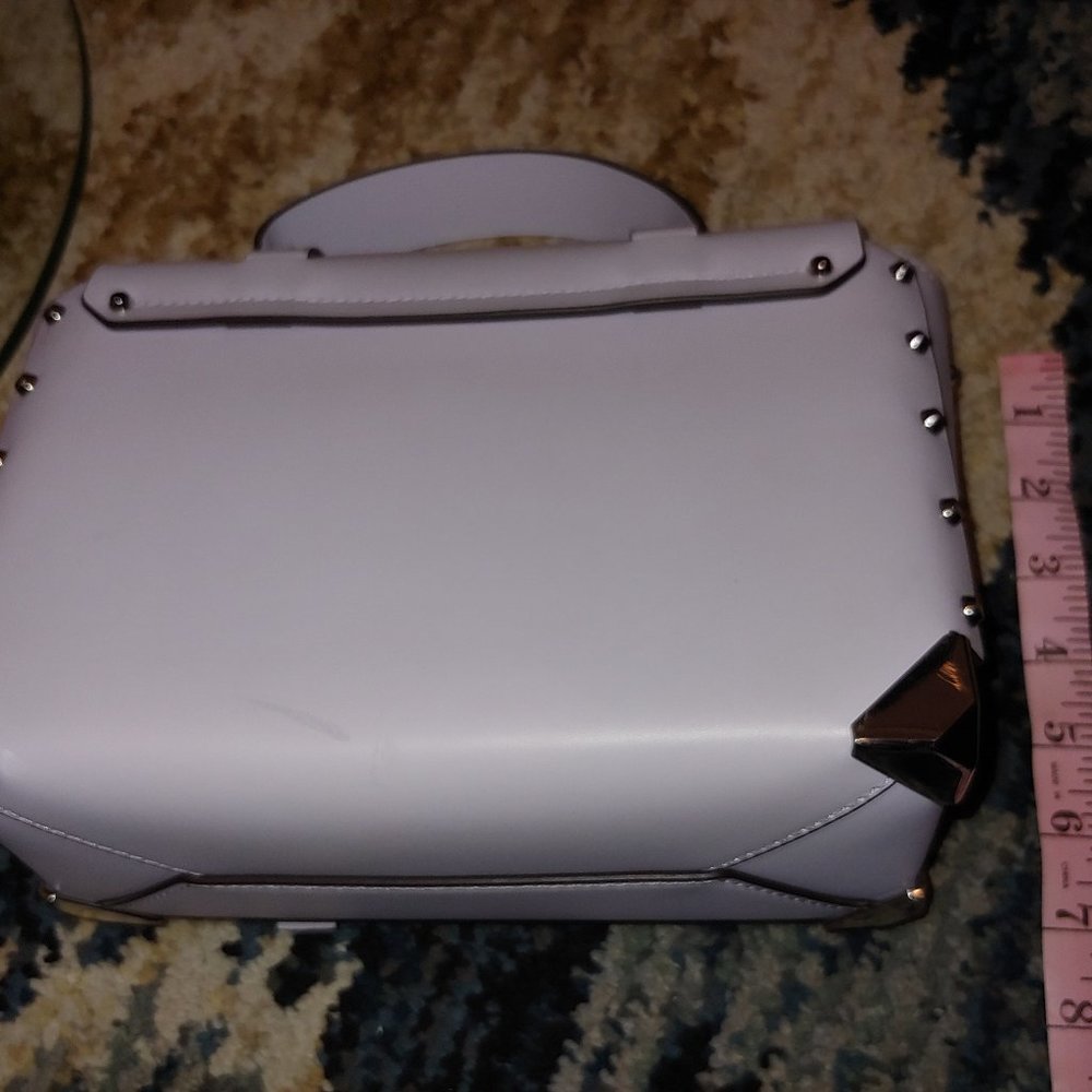 💲SOLD💲NWT MICHAEL KORS Manhattan Leather Satchel - Picture 4 of 12